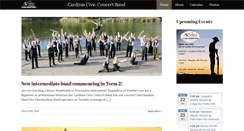 Desktop Screenshot of cardiniacivicconcertband.com.au