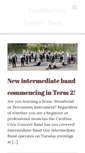 Mobile Screenshot of cardiniacivicconcertband.com.au